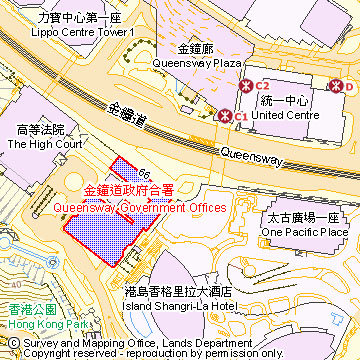 香港公司注册处位置地图